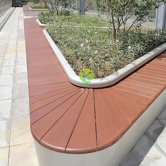 不銹鋼花池坐凳美化深圳前?？缃止珗@G9天橋城市戶外景觀